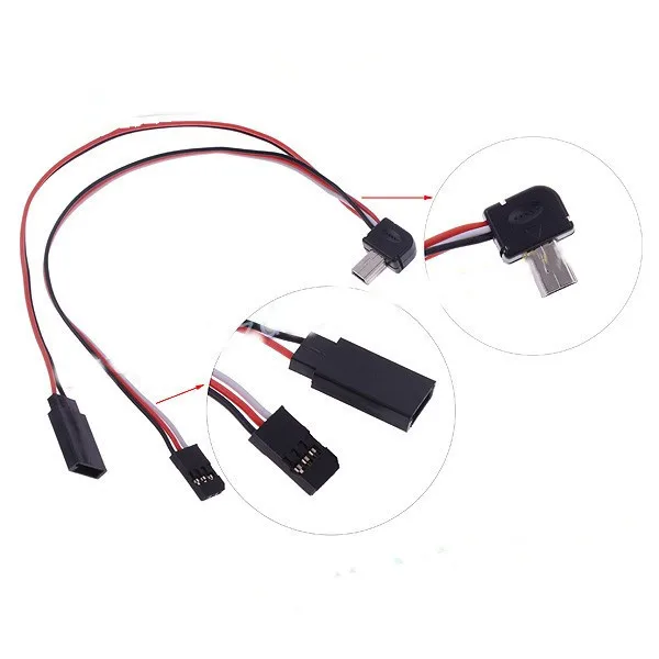 

Gopro Hero 3 4 USB To AV Video Output FPV Cable with 5V DC Power For Cheerson CX-20 CX20 Walkera QR X350 Pro RC Quadcopter Drone