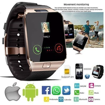 

Bluetooth Smart Watch Smartwatch DZ09 Android Phone Call Relogio 2G GSM SIM TF Card Camera for iPhone Samsung Android PK GT08 A1