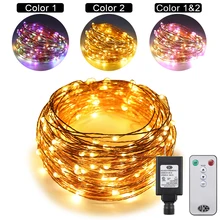 20M 200LEDs Dual-Color Copper Wire LED String Lights Starry Lights For wedding New Year Fairy Lights+UL CE Certified (US/EU/UK) 20M 200LEDs Dual-Color Copper Wire LED String Lights Starry Lights For wedding New Year Fairy Lights+UL CE Certified (US/EU/UK)