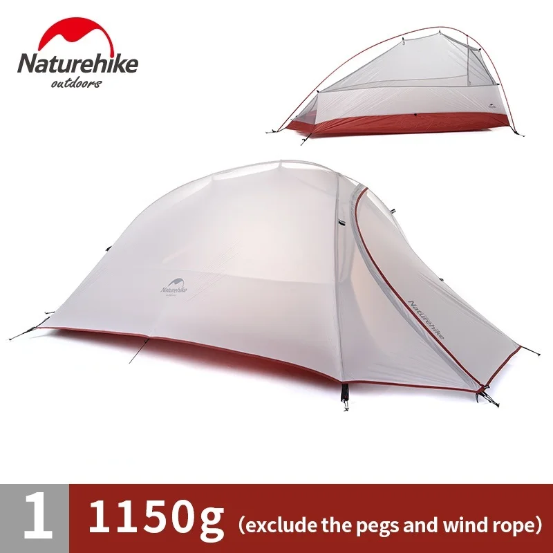 NatureHike открытый 1 человек один Сверхлегкий Кемпинг палатка облако вверх 20D нейлон