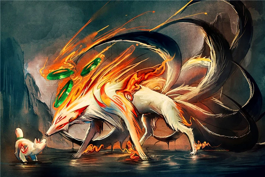 Anime 9 Tailed Fox