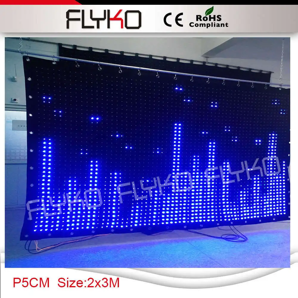 Led Live Show Backdrop Stage Light Curtain P5 Stage Lighting Effect