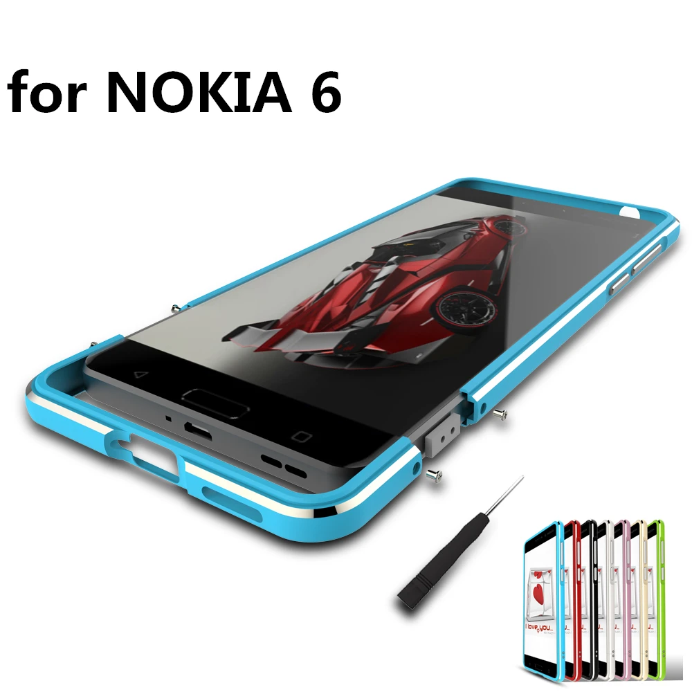 bilder für Luxus Deluxe Ultradünne Stoßfeste Schutzhülle aluminiumstoßdämpfer für Nokia 6 TA-1000 TA-1003 + 2 Film (1 Front + 1 Hinten) bilder für Luxus Deluxe Ultradünne Stoßfeste Schutzhülle aluminiumstoßdämpfer für Nokia 6 TA-1000 TA-1003 + 2 Film (1 Front + 1 Hinten)