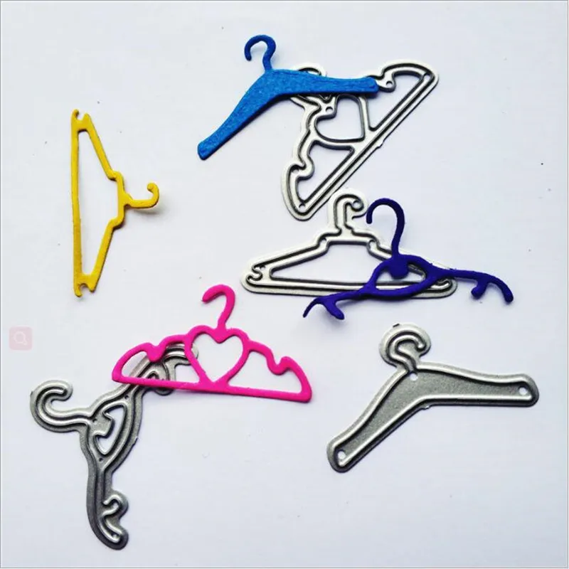4pcs Mini Hanger Metal Cutting Dies Stencils For DIY Scrapbooking Photo Album Decor Die Cut Embossing Paper Card Crafts Making