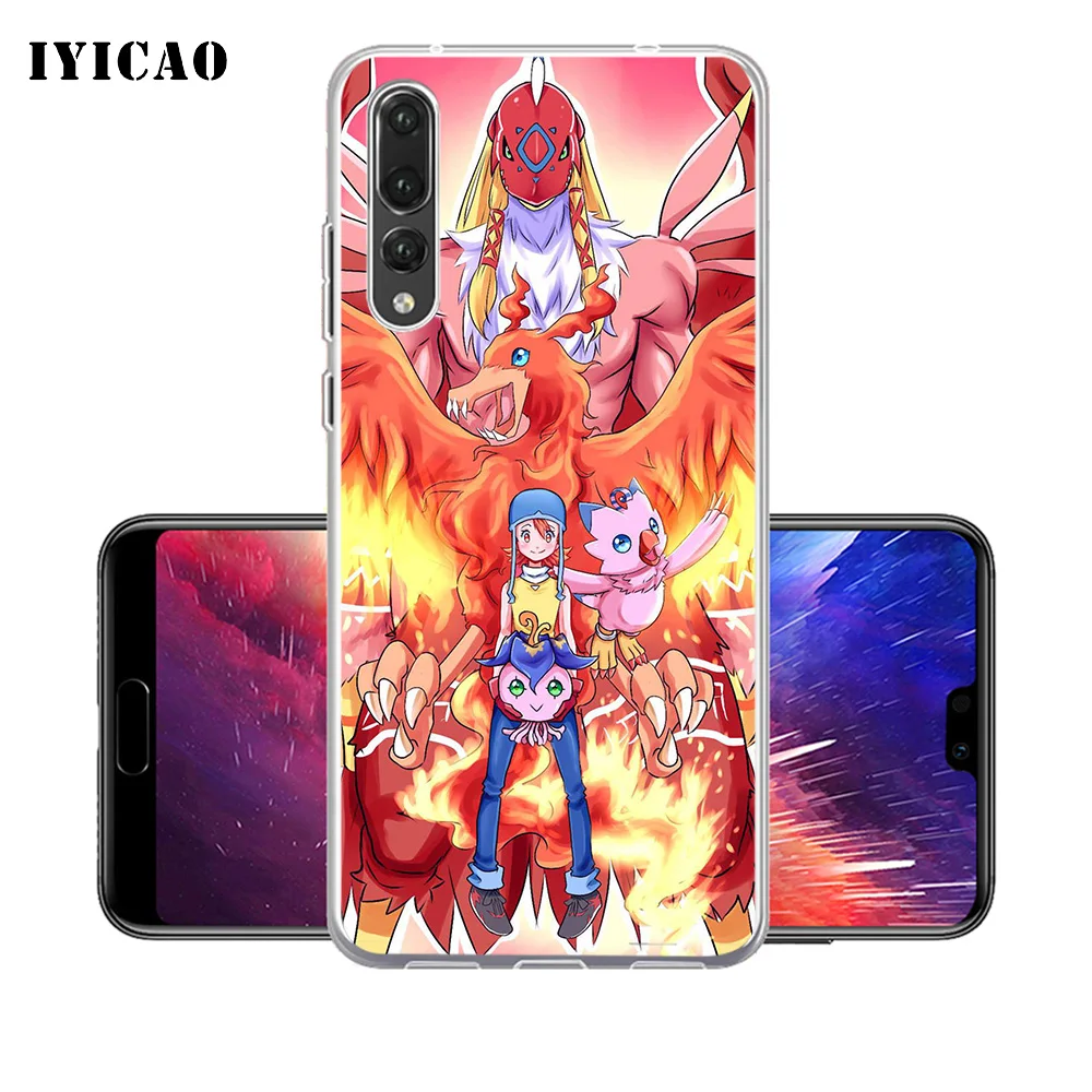 IYICAO Digimon Adventure Мягкий силиконовый чехол для телефона Huawei P30 P20 Pro P10 P9 P8 Lite P Smart TPU