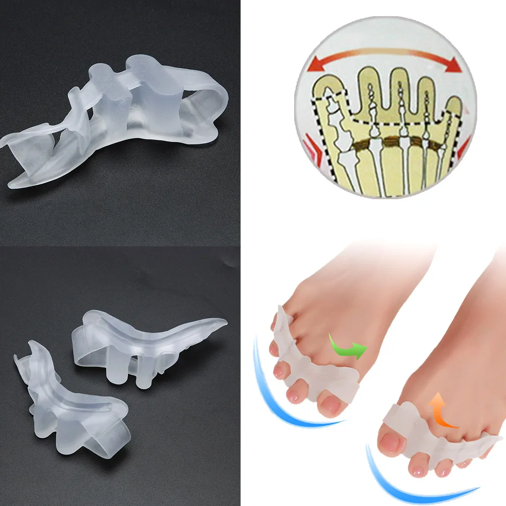 

1 Pair Gel Bunion Toe Separator Hallux Valgus Corrector Orthotics Feet Care Bone Thumb Adjuster Correction Pedicure Straightener