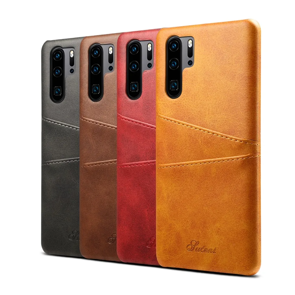 

Luxury Phone Cover For Huawei P30 Pro Cases Waterproof Anti-knock Heavy Protection Cover With Card Pocket Business Essential