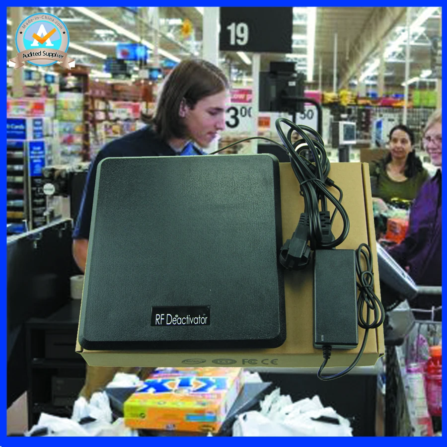 

RF8.2Mhz deactivator for security label security tag detector eas systems with sound and light alarm 110V-250V