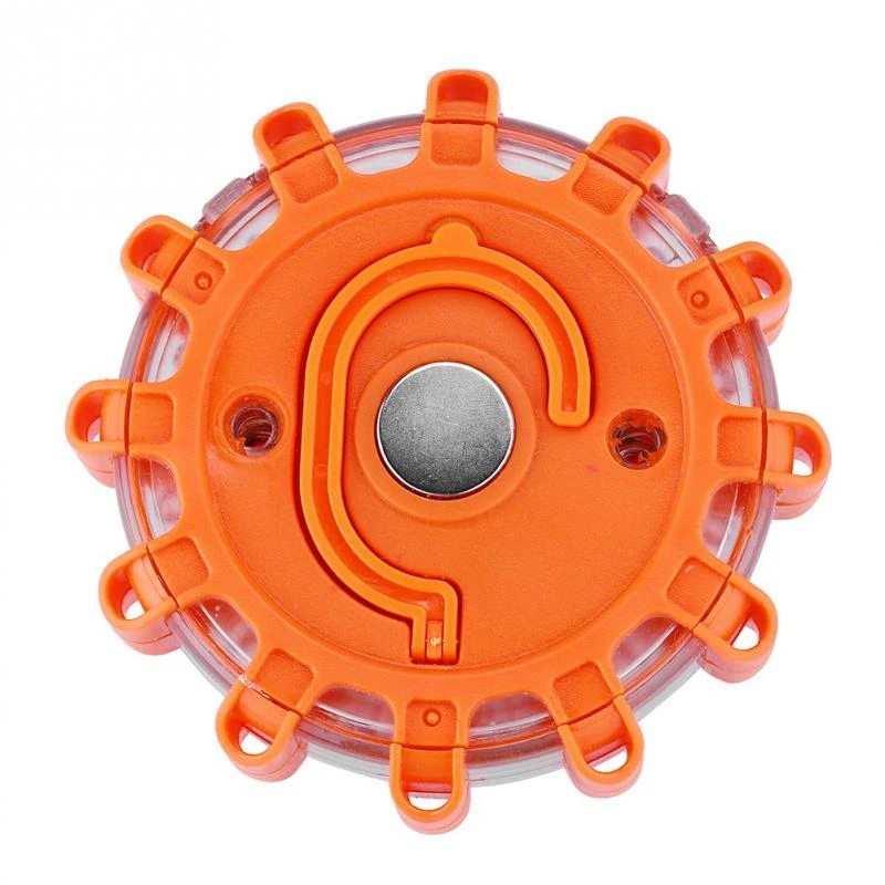 Nimoa Magnetic 15 LED Luz de advertencia intermitente de emergencia de seguridad vial para autom/óviles Cami/ón Barco Luz de advertencia