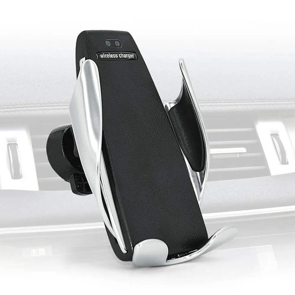 

Automatic Clamping Wireless Car Charger Mount Bracket for iphone Android Type-C interface 360 Degree Rotation Charging Air Vent
