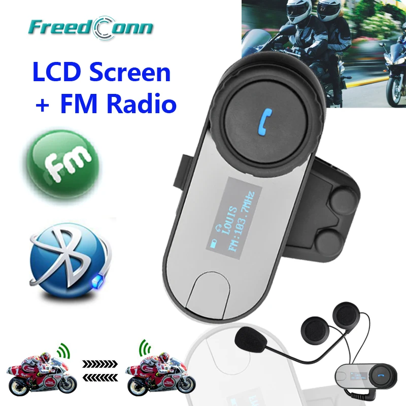 Prix pour Nouvelle Mise À Jour Version!! moto Moto BT Bluetooth Multiples Interphone Casque Casque Intercom avec LCD écran + FM Radio Prix pour Nouvelle Mise À Jour Version!! moto Moto BT Bluetooth Multiples Interphone Casque Casque Intercom avec LCD écran + FM Radio