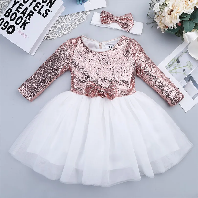 

Toddler Girls Flower Sequins Princess Dress Summer Birthday Party Tutu Tulle Formal Dresses Children Kids Bridesmaid Clothes