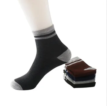 

ankle socks elastic short for spring autumn winter Men Man Male Boy strip patchwork color wh