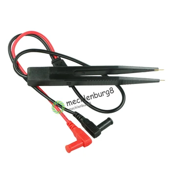

SMD Inductor Test Clip Probe Tweezers for Resistor Multimeter Capacitor Meter Clip Probe For SMD Components Measure High Quality