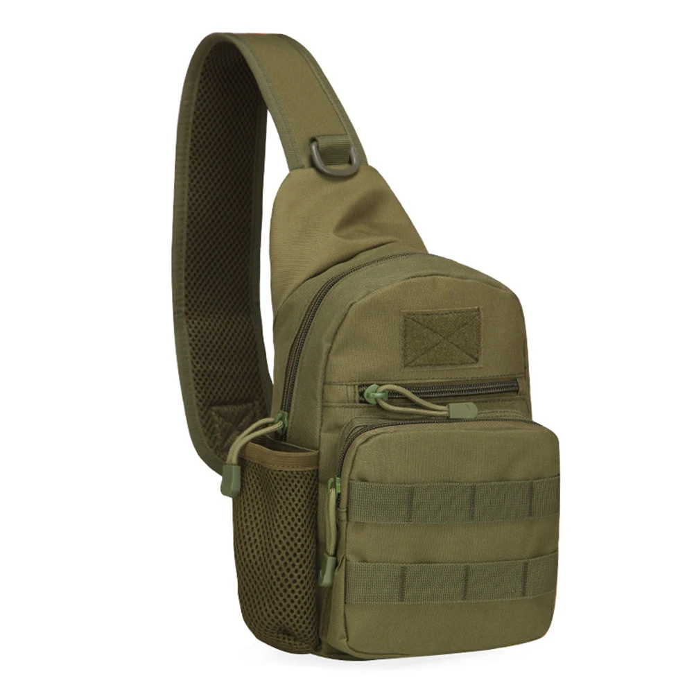 Cross Body Hiking Satchel Tactical Military Chest Pack Bag Camping Shoulder Waterproof Camo