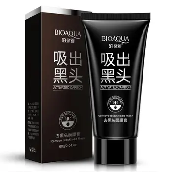 

10pcs/lot BIOAQUA black mask black head acne blackhead remover face mask deep cleasing beauty peel off mask removedor de cravo