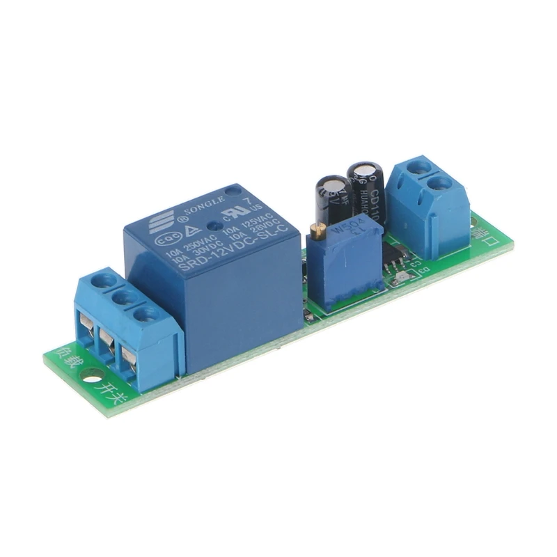 

DC 12V Signal Trigger Delay Turn Off Delay Timer Switch Relay Module 0-25s G07