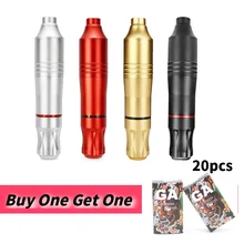 Тату-ручка мотор mabuchi портативная роторная татуировка машина Космический алюминиевый картридж Татуировка орудие бровей Макияж