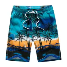 Хит, летние мужские пляжные шорты с модным принтом, мужские пляжные шорты