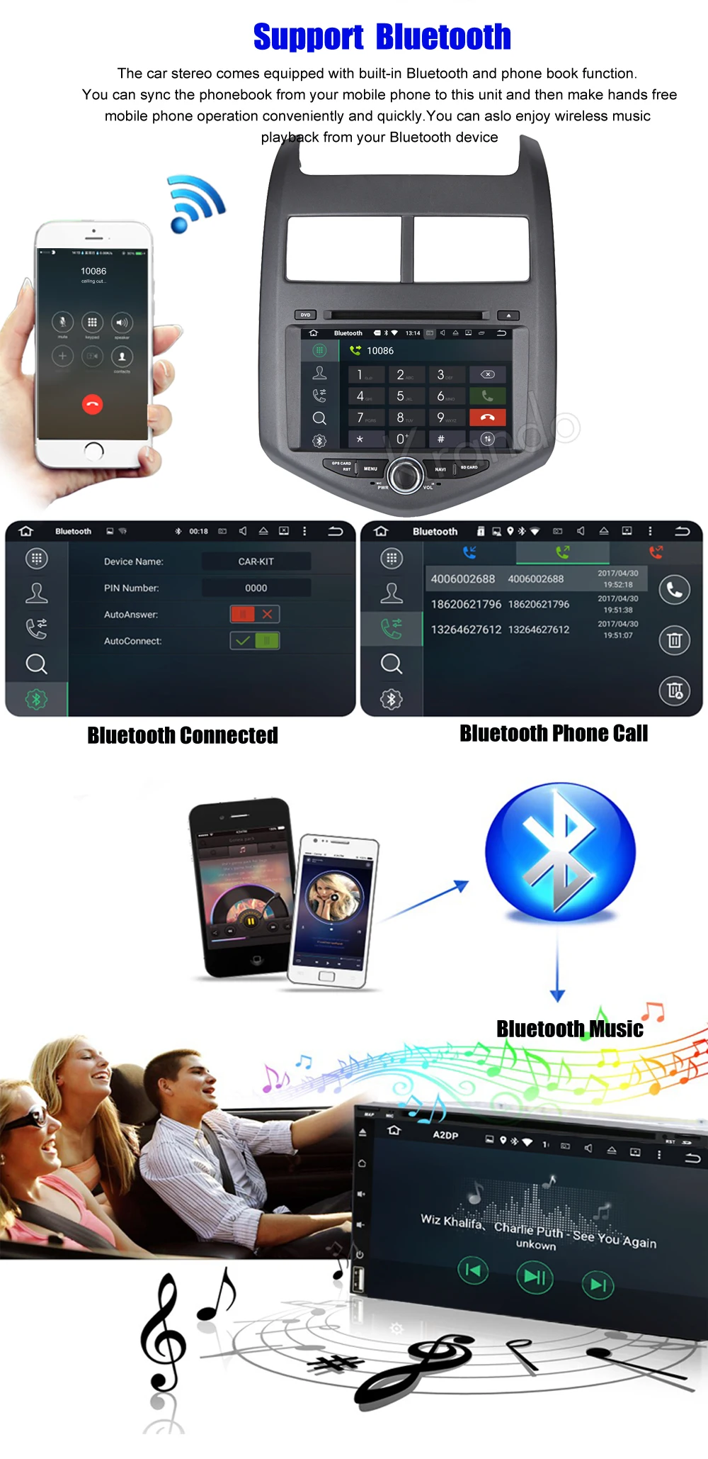 krando android car radio gps for chevrolet aveo 2011+ navigation multimedia system (9)