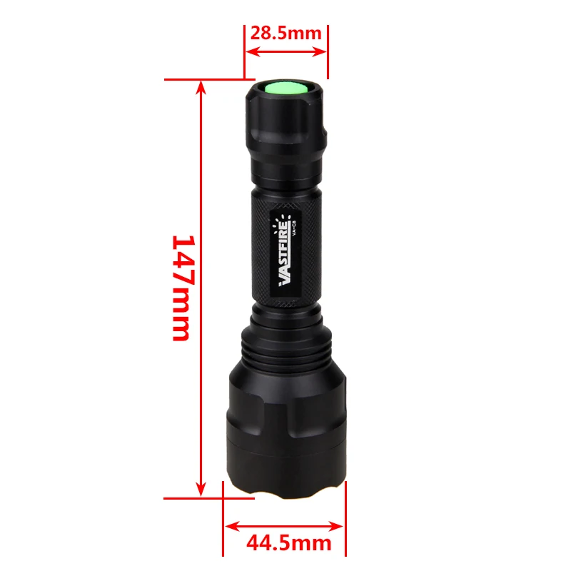 Interruptor de Pressão Luz + Rifle Branco Tático Caça Lanterna 2500lm Arma Escopo Montar 18650 Bateria Carregador t6 Led 19 arma luz + rifle escopo montar interruptor