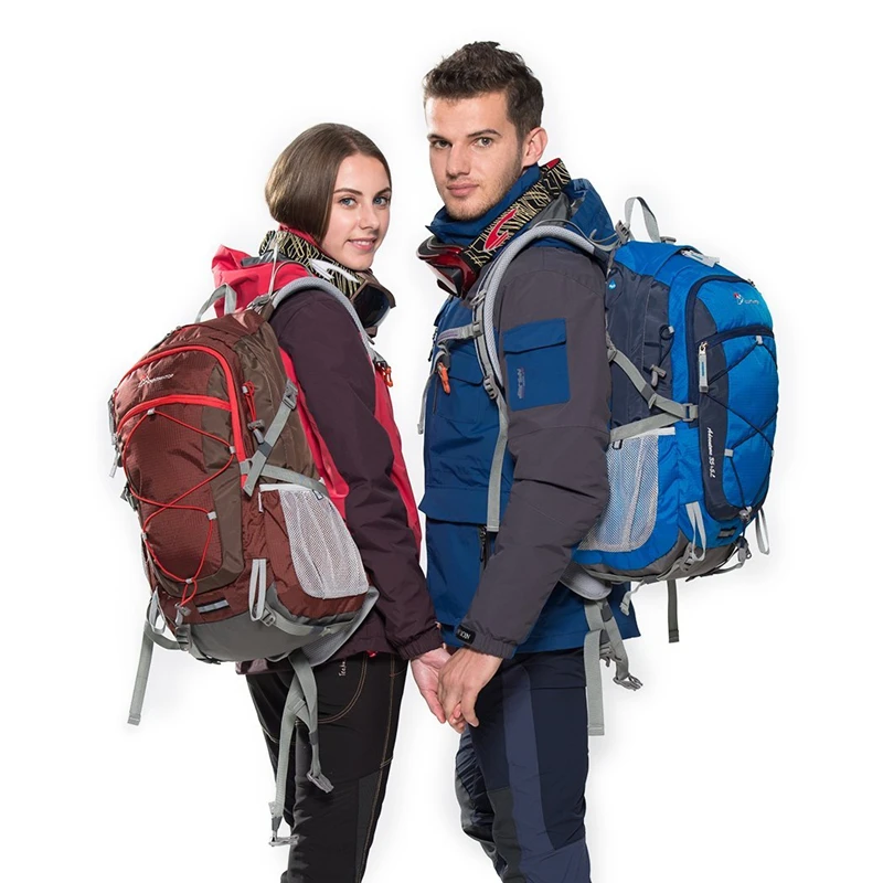 2017 New Arrival High Quality Waterproof Polyester Fabric Climbing Bags 40L Camping Hiking Outdoor Sport Backpack