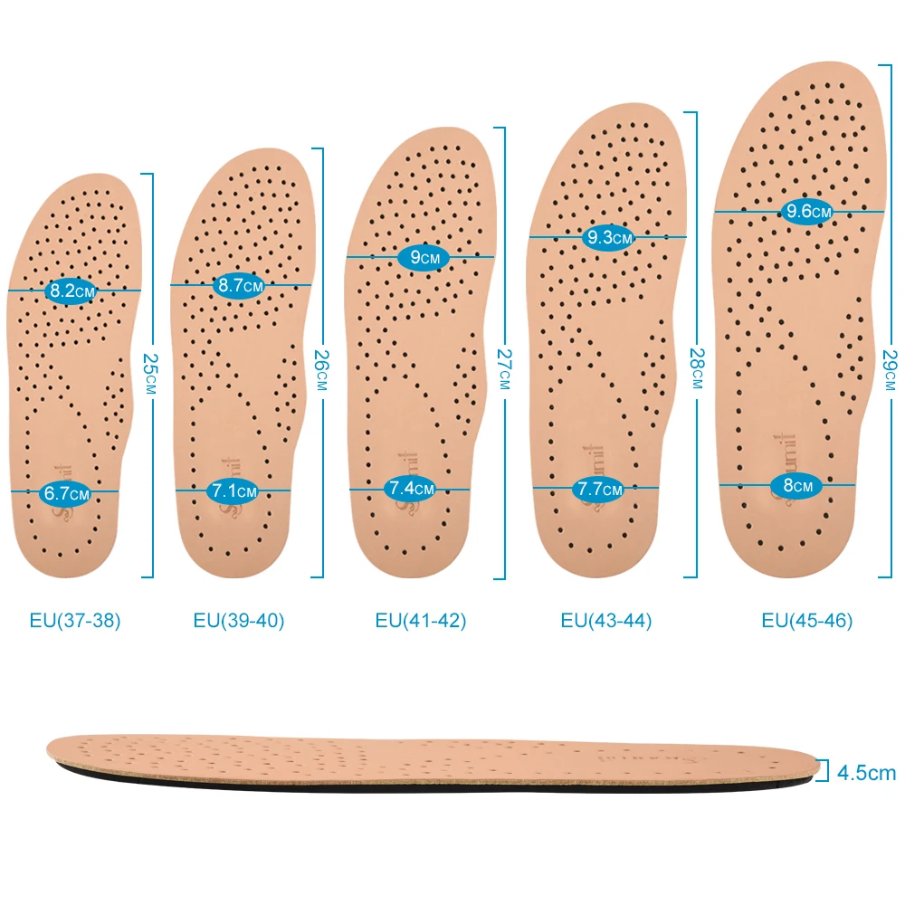 Soumit 3 мм латексные стельки из переработанной воловьей кожи дышащие дезодорирующие подошвы для мужчин и женщин обувь для ухода за ногами
