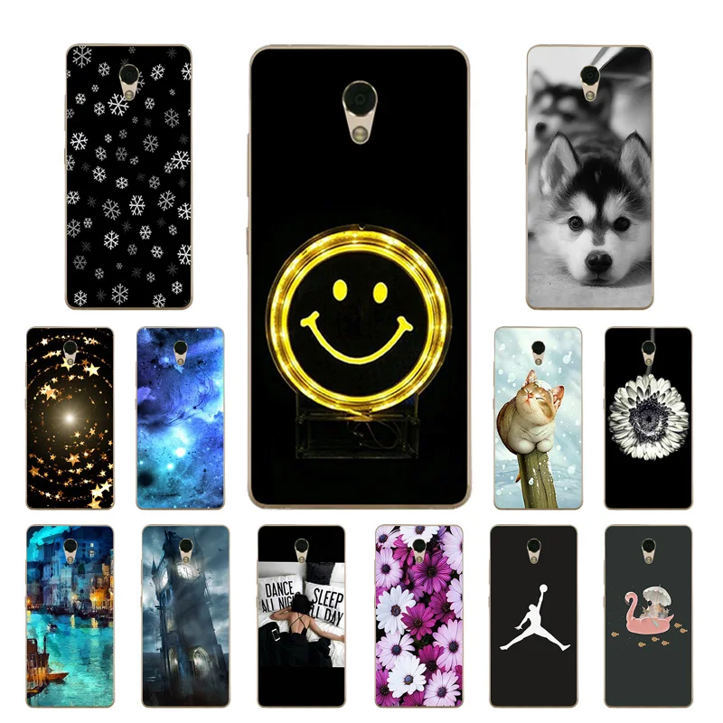 for Lenovo P2 Soft TPU Cell Phone Cases Smiley Printing Vibe C72 P2c72 P2A40 P2A42 Covers |