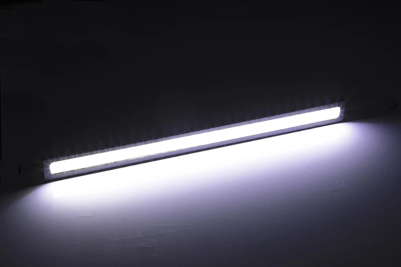 Универсальный дневной ходовой светодиодный фонарь Водонепроницаемый COB DRL противотуманная фара дневные ходовые огни Внешний Фары автомобиля Стайлинг светодиодный DRL лампа - Испускаемый цвет: White