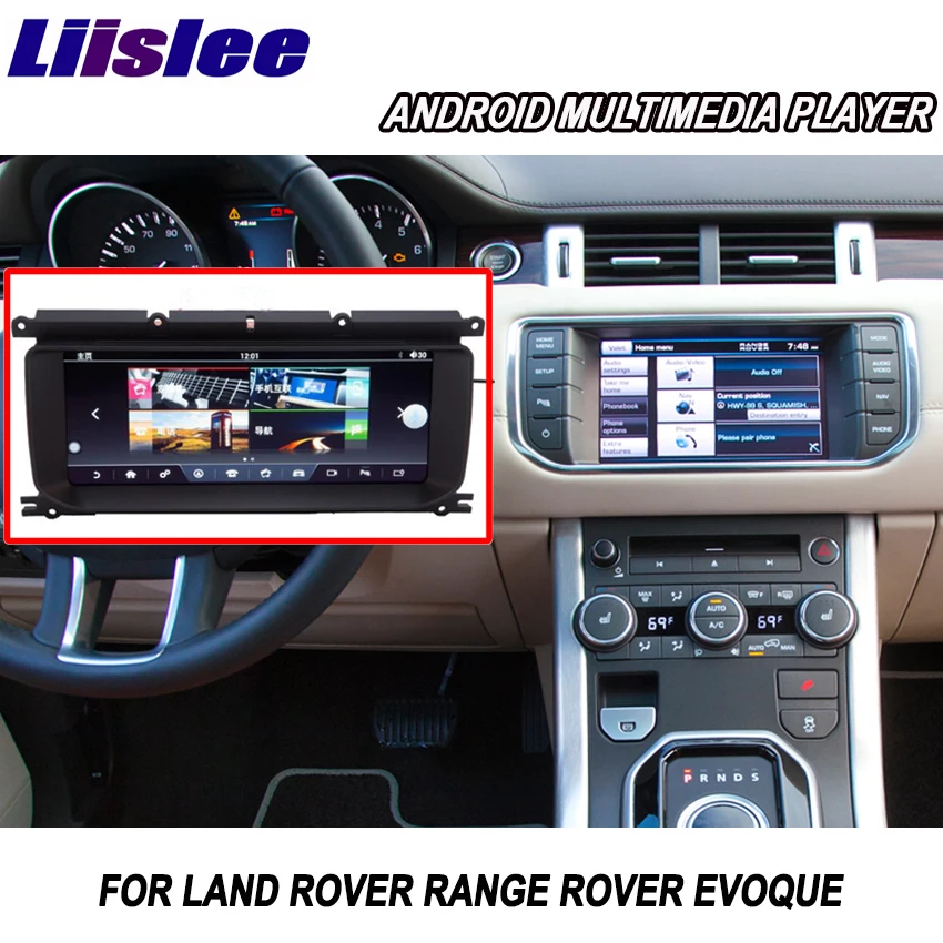 Liislee 2 din Android 10,25 ''для RANGE ROVER EVOQUE приборной панели мультимедиа Navi gps Bluetooth стерео радио высокое качество