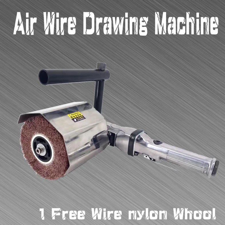 

Pneumatic Air Stainless Steel Wire Drawing Machine Sander Drawbench 7 inch Plane Polishing 100*120mm