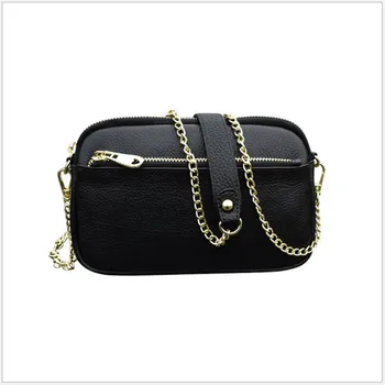 

Bag 2019 Summer New Women's Oblique span Pure-color PU bag Korean version temperament simple small bag