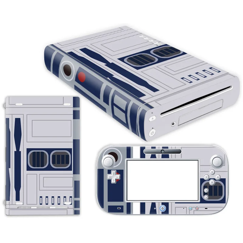 

free drop shipping Soft Skin sticker Cover For New Nintendo WII WII U Console