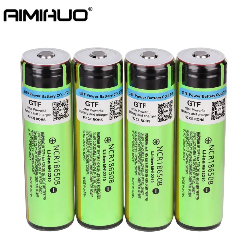 Batteria Al Litio Ricaricabile Ncr18650B 3.7V 3400Mah 18650 Con Sostituzione Pcb Per Batteria Panasonic Per Celle Di Giocattoli Torcia
