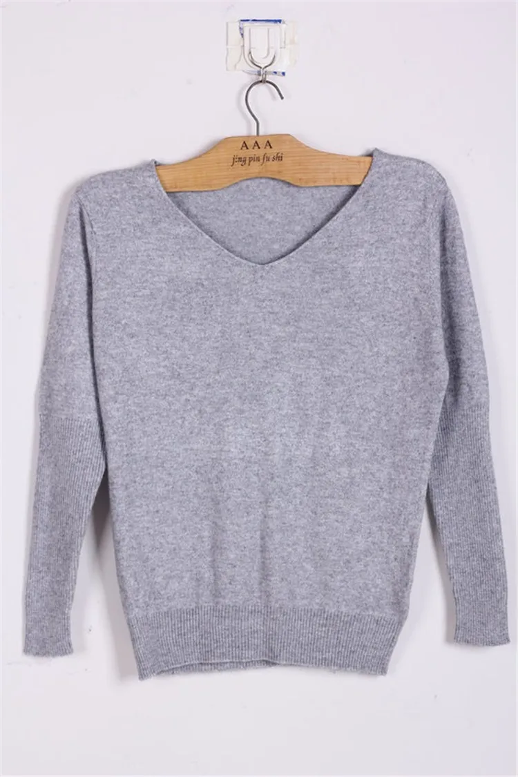 plus sweaters Last pullover women wool 2019 100% size sweater v-neck Spring SHEEP sexy autumn batwing TAILOR sleeve Stop118 loose fashion discount cashmere 12 plus sweaters Last pullover 12