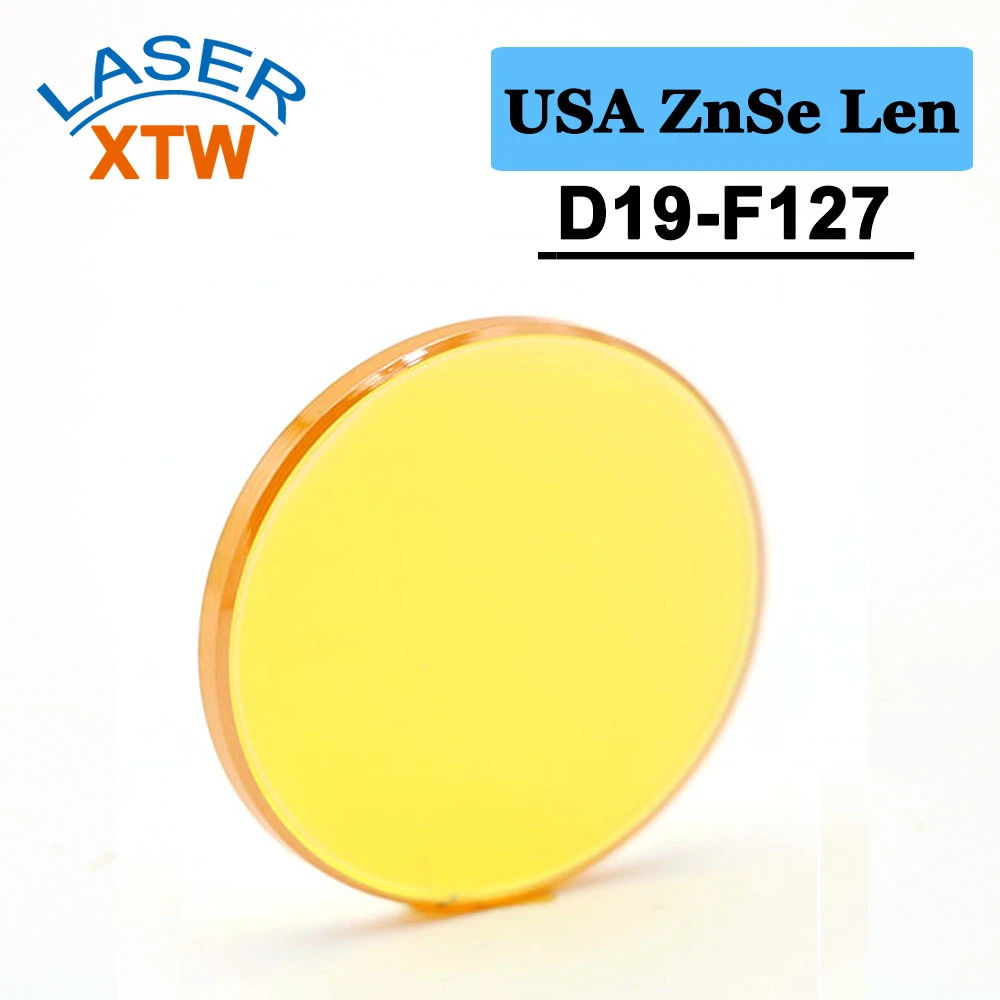 

USA CVD ZnSe Co2 Laser Focus Lens 19.05mm Diameter FL127mm 5inches For CO2 Laser Engraving And Cutting Machine
