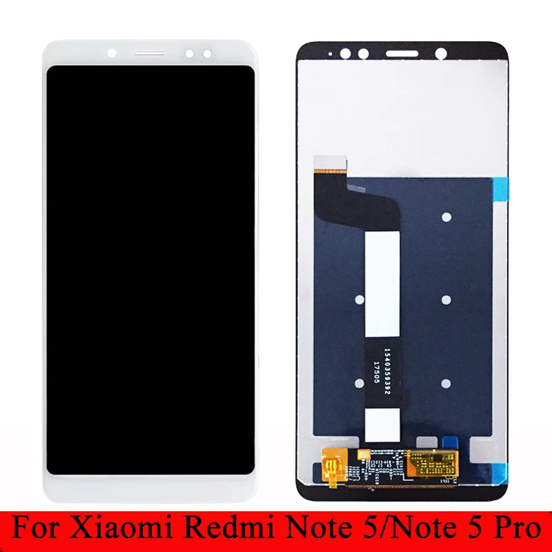 Для Xiaomi Redmi Note 5/Redmi Note 5 Pro ЖК-дисплей кодирующий преобразователь сенсорного экрана в сборе Замена