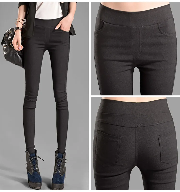 Брюки Стрейч Женские С Высокой Талией Купить