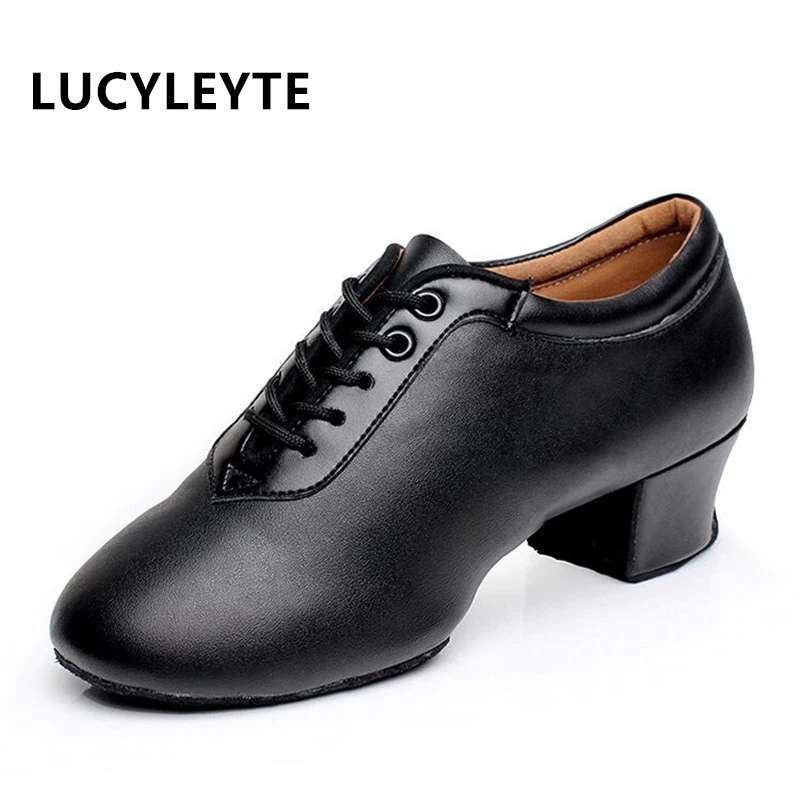 LUCYLEYTE Child and Adult dancing shoes for men dance shoes