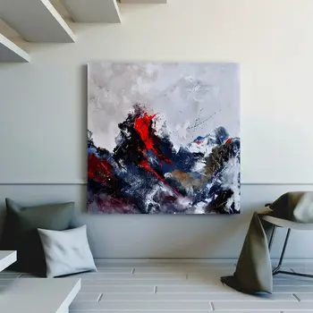 

Landscape Poster Print Abstract Canvas Painting for Dining Room Restaurant Wall Decor Abstract Oil Painting Home Decor Wholesale