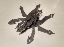 DIY mini drone Alien hexacopter spider 290 pure carbon fiber frame unassembled Handmade limited production