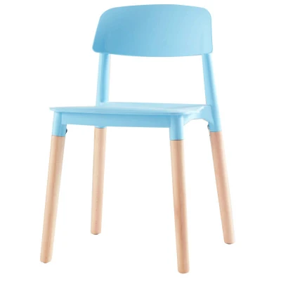 Луи модные стулья для гостиной Скандинавская цельная древесина мука современный минималистский дом пластиковая спинка Досуг Ресторан простая идея - Цвет: G7