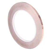 0.6CM*30M Professional Electronics Adhesive Conductive Copper Foil Tape Roll EMI Shielding Guitar Accessories