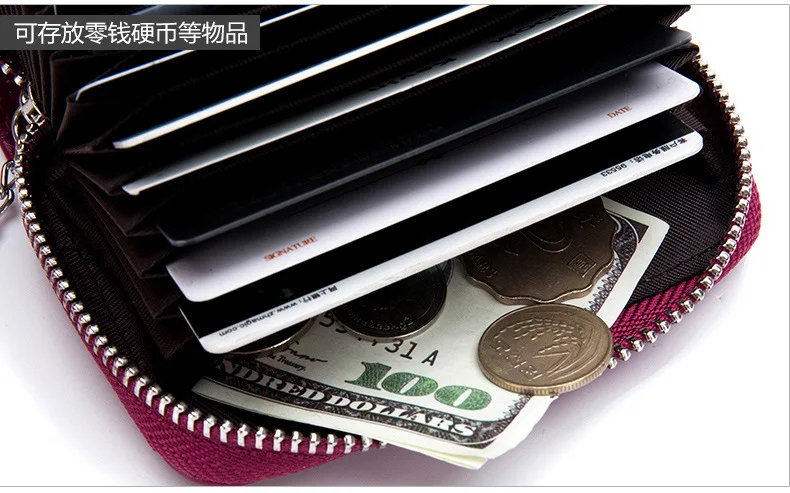Women genuine leather wallet 19