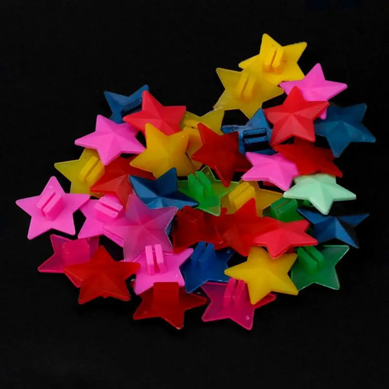 72Pcs Bicycle Spoke Beads Colorful Luminous Round Wire Beads for Bike Decorating