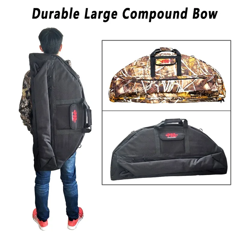 Hunting Archery Compound Bow Bag Padded Layer Foam Bow Holder Arrow
