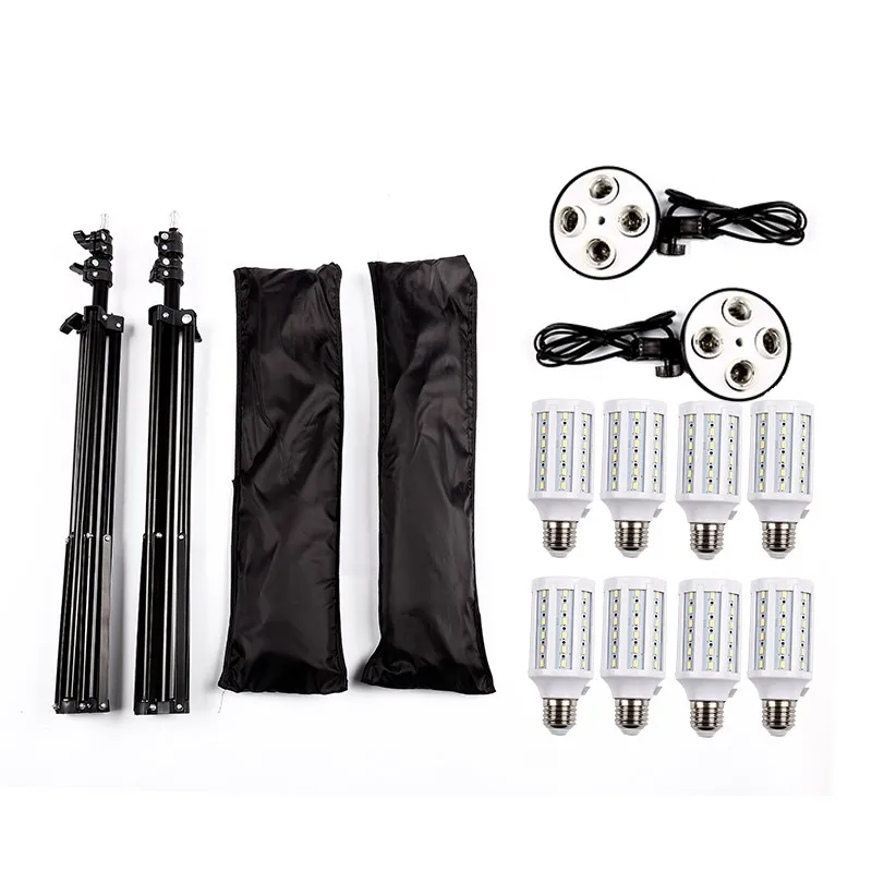  Photo Studio Kit 8 Pieces LED Bulbs 20W Softbox Light Photography Kit Camera & Photo Accessories