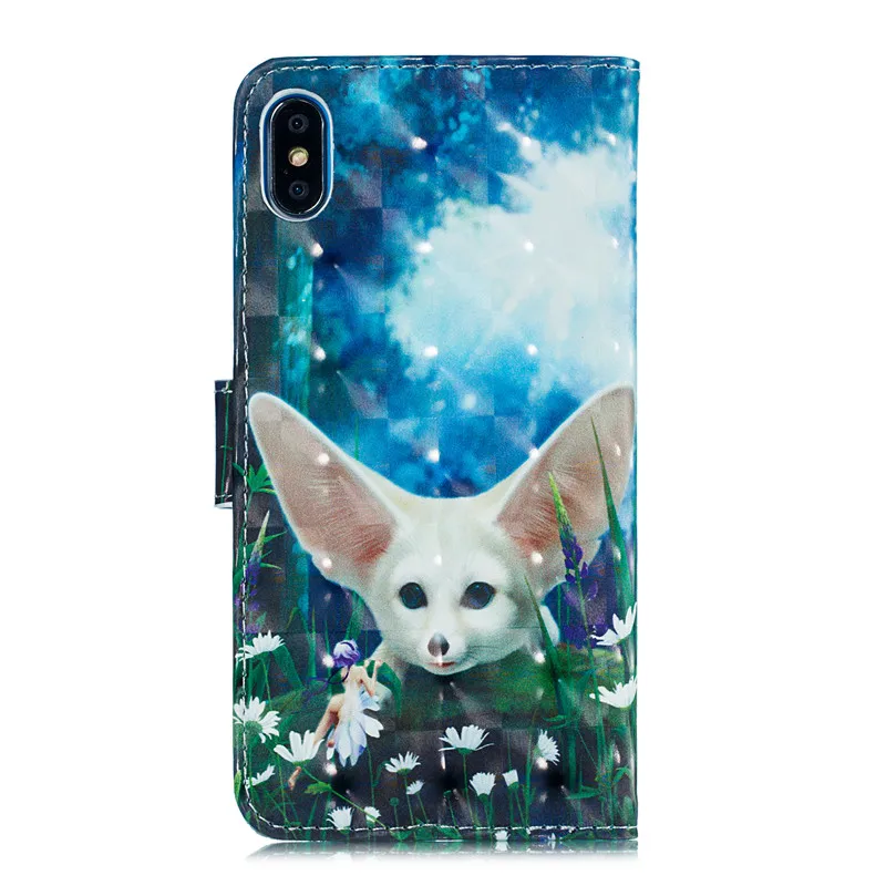 3D флип-кожаный чехол для Coque iphone 7 8 XS MAX чехол для iphone 6 6S 7 8 Plus X XR чехол-кошелек Чехол-подставка для телефона чехол s