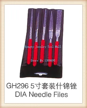 

5pcs/lot 5 inch needle files Diamond File Set Jewelry Filing Ceramics Tile Glass Metal
