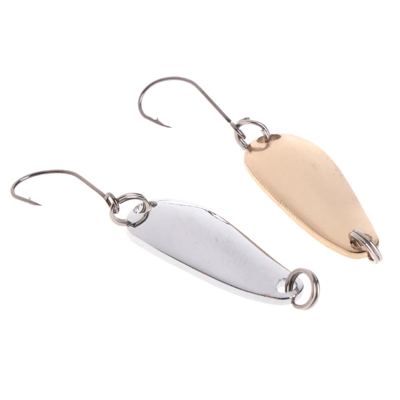 

Fishing Bait Spoons Single Hook Fish Lure Curve Spinner Metal Bass Hard Tackle